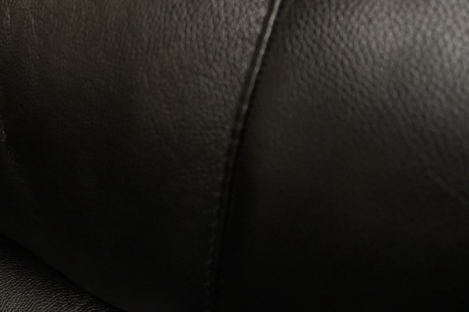 ZESTAW SKÓRA NATURALNA 3+2 CZARNA NA ALU STOPACH