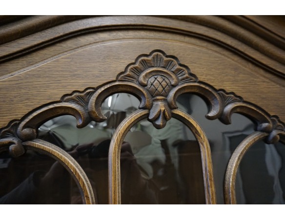 WITRYNA DĘBOWA LITY DĄB CIEMNA PRZEBOGATA SZER. 170 CM