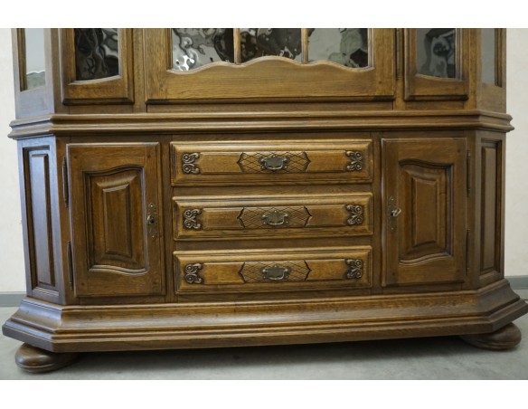 WITRYNA DĘBOWA LITY DĄB CIEMNA PRZEBOGATA SZER. 170 CM