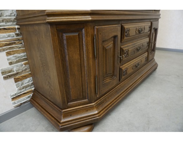 WITRYNA DĘBOWA LITY DĄB CIEMNA PRZEBOGATA SZER. 170 CM