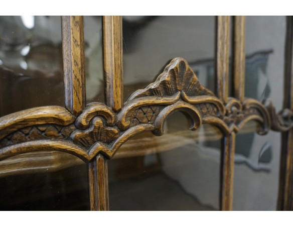 WITRYNA DĘBOWA LITY DĄB CIEMNA PRZEBOGATA SZER. 170 CM