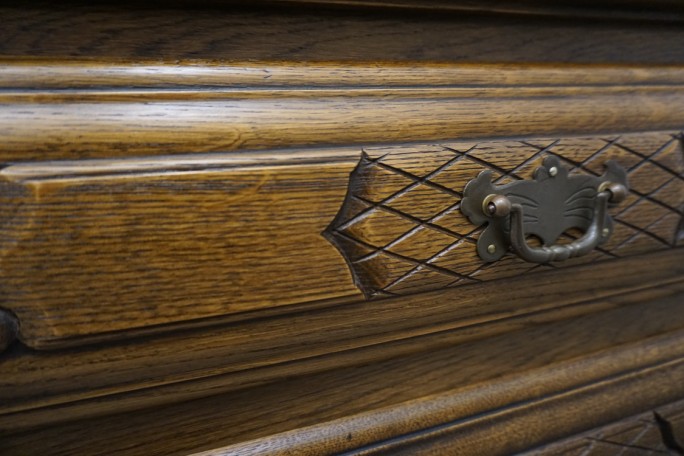 WITRYNA DĘBOWA LITY DĄB CIEMNA PRZEBOGATA SZER....