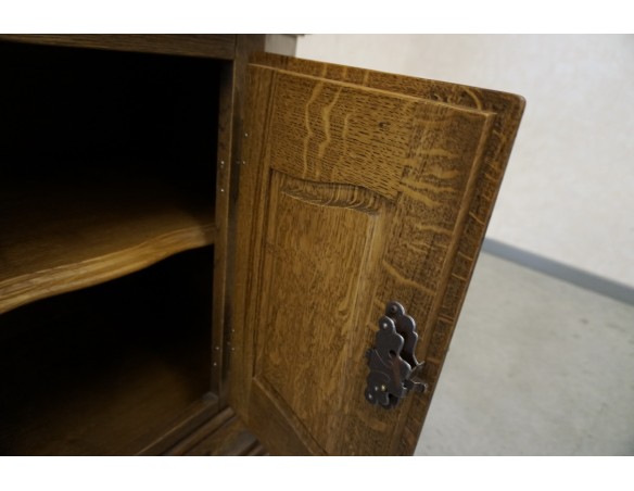 WITRYNA DĘBOWA LITY DĄB CIEMNA PRZEBOGATA SZER. 170 CM