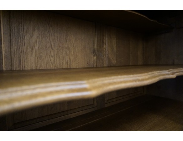 WITRYNA DĘBOWA LITY DĄB CIEMNA PRZEBOGATA SZER. 170 CM