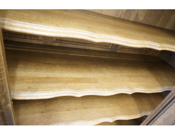 WITRYNA DĘBOWA LITY DĄB CIEMNA PRZEBOGATA SZER. 170 CM