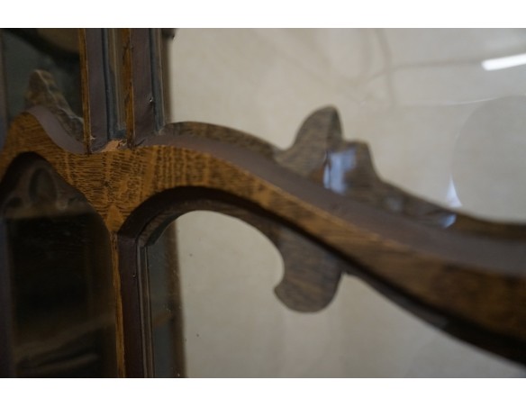 WITRYNA DĘBOWA LITY DĄB CIEMNA PRZEBOGATA SZER. 170 CM