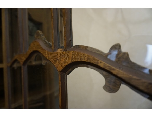 WITRYNA DĘBOWA LITY DĄB CIEMNA PRZEBOGATA SZER. 170 CM