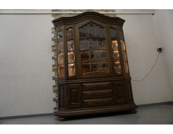 WITRYNA DĘBOWA LITY DĄB CIEMNA PRZEBOGATA SZER. 170 CM