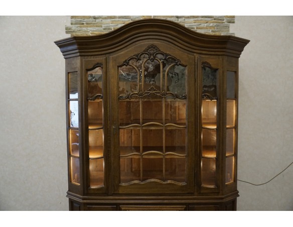 WITRYNA DĘBOWA LITY DĄB CIEMNA PRZEBOGATA SZER. 170 CM