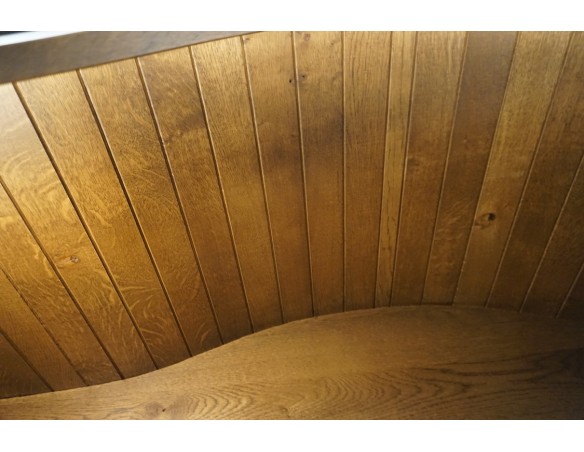 WITRYNA DĘBOWA LITY DĄB CIEMNA PRZEBOGATA SZER. 170 CM