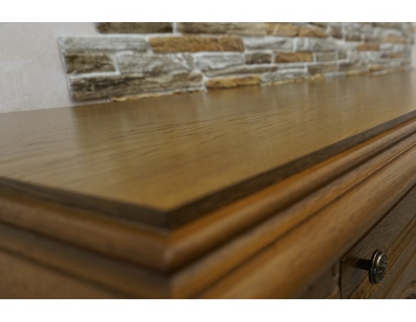 KOMODA DĘBOWA 4 DRZWIOWA SZER. 208 CM