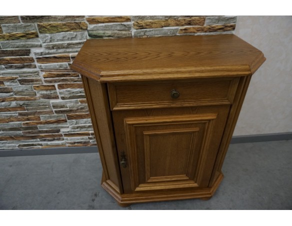 KOMODA DĘBOWA MAŁA WĄSKA  SZER. 69 CM