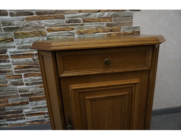 KOMODA DĘBOWA MAŁA WĄSKA  SZER. 69 CM