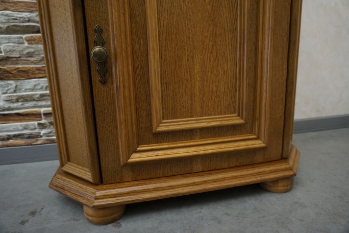 KOMODA DĘBOWA MAŁA WĄSKA  SZER. 69 CM