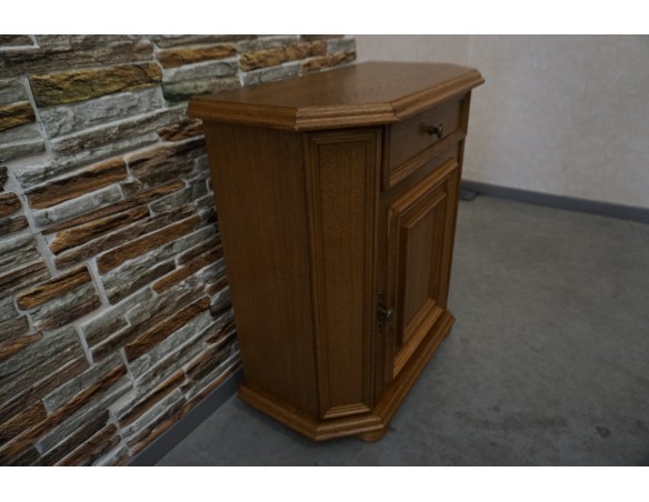 KOMODA DĘBOWA MAŁA WĄSKA  SZER. 69 CM