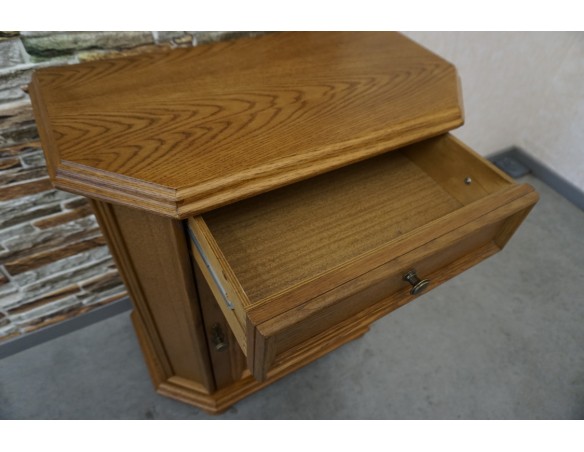 KOMODA DĘBOWA MAŁA WĄSKA  SZER. 69 CM