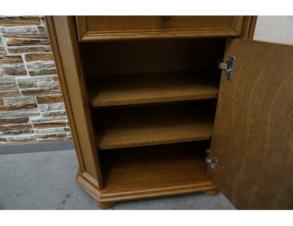 KOMODA DĘBOWA MAŁA WĄSKA  SZER. 69 CM