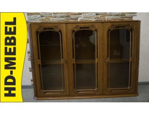 WITRYNA DĘBOWA STOJĄCA / WISZĄCA BAREK GABLOTA SZER. 155 CM