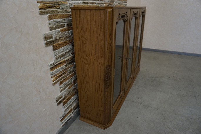 WITRYNA DĘBOWA STOJĄCA / WISZĄCA BAREK GABLOTA...