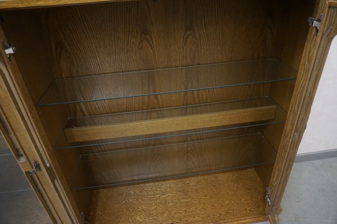 WITRYNA DĘBOWA STOJĄCA / WISZĄCA BAREK GABLOTA...