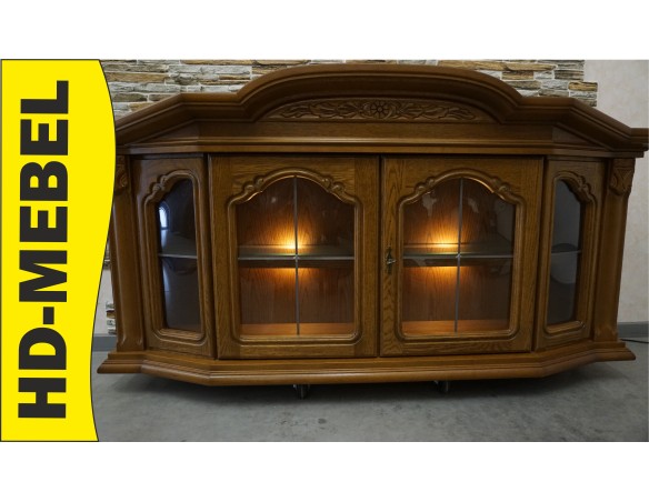 WITRYNA WISZĄCA DĘBOWA SZER. 167 CM