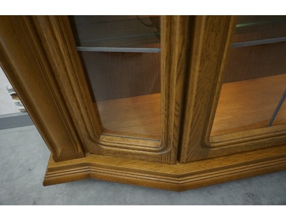 WITRYNA WISZĄCA DĘBOWA SZER. 167 CM