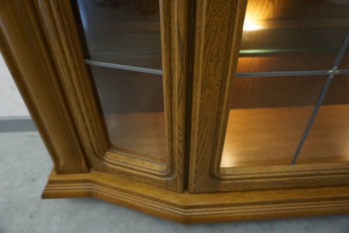 WITRYNA WISZĄCA DĘBOWA SZER. 167 CM