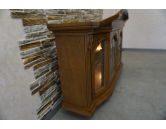 WITRYNA WISZĄCA DĘBOWA SZER. 167 CM