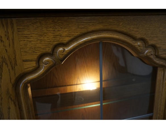 WITRYNA WISZĄCA DĘBOWA SZER. 167 CM