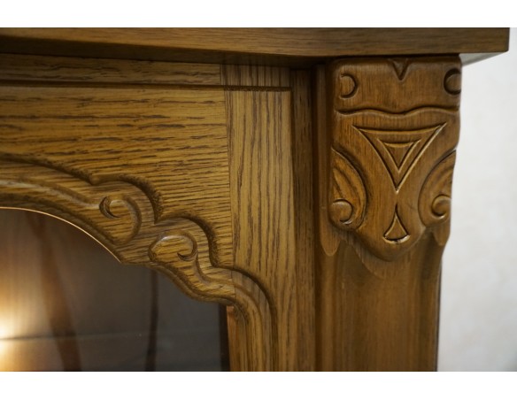 WITRYNA WISZĄCA DĘBOWA SZER. 167 CM