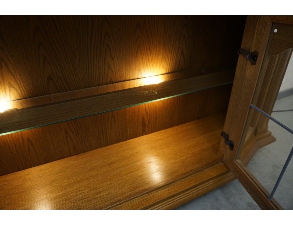 WITRYNA WISZĄCA DĘBOWA SZER. 167 CM