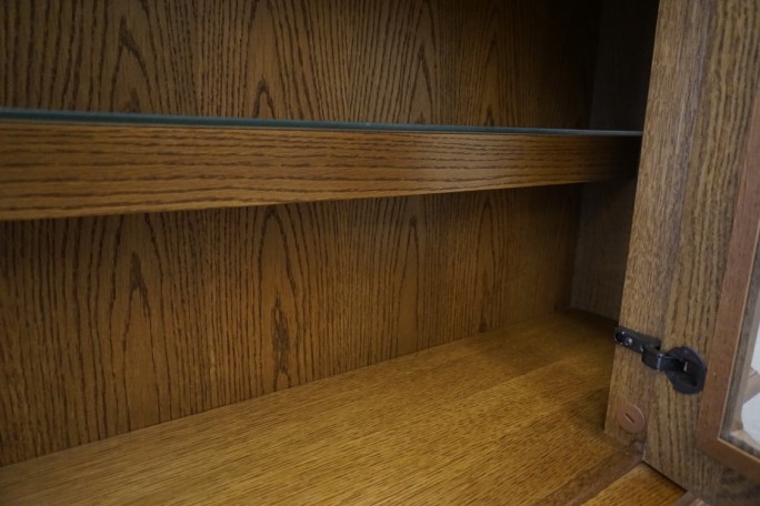 WITRYNA WISZĄCA DĘBOWA SZER. 167 CM