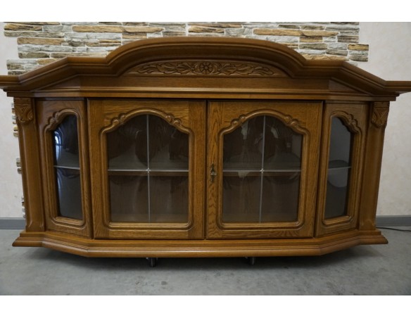 WITRYNA WISZĄCA DĘBOWA SZER. 167 CM