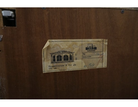 WITRYNA WISZĄCA DĘBOWA SZER. 167 CM