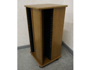 STOJAK DĘBOWY NA PŁYTY CD , DVD SZER. 35x35 CM 2