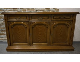 KOMODA DĘBOWA 3 DRZWIOWA SZER. 162 CM 2