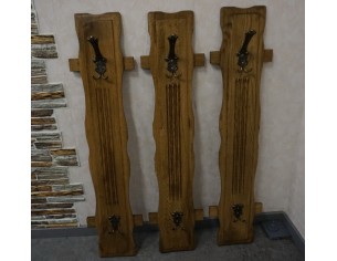 WIESZAKI 3 SZTUKI DO PRZEDPOKOJU DĘBOWE 2