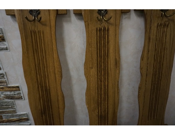 WIESZAKI 3 SZTUKI DO PRZEDPOKOJU DĘBOWE