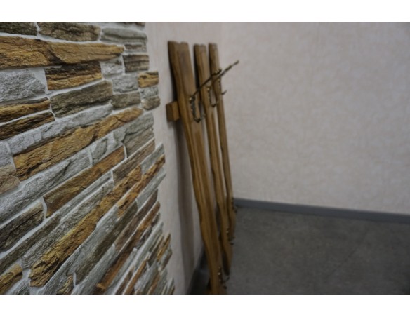 WIESZAKI 3 SZTUKI DO PRZEDPOKOJU DĘBOWE