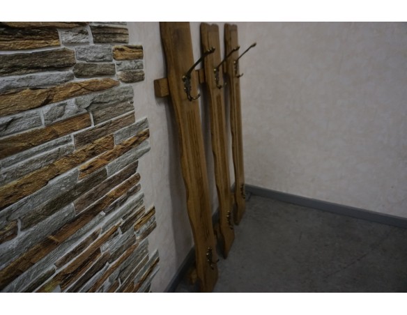 WIESZAKI 3 SZTUKI DO PRZEDPOKOJU DĘBOWE