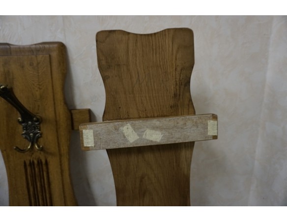 WIESZAKI 3 SZTUKI DO PRZEDPOKOJU DĘBOWE