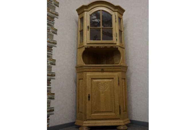 WITRYNA NAROŻNA Z LITEGO DĘBU JASNA NATURALNA...