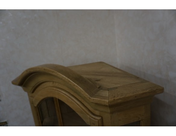 WITRYNA NAROŻNA Z LITEGO DĘBU JASNA NATURALNA 61/61 CM