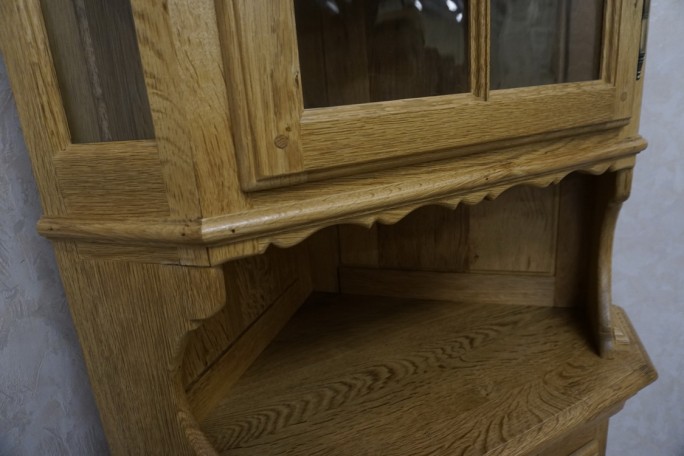 WITRYNA NAROŻNA Z LITEGO DĘBU JASNA NATURALNA...