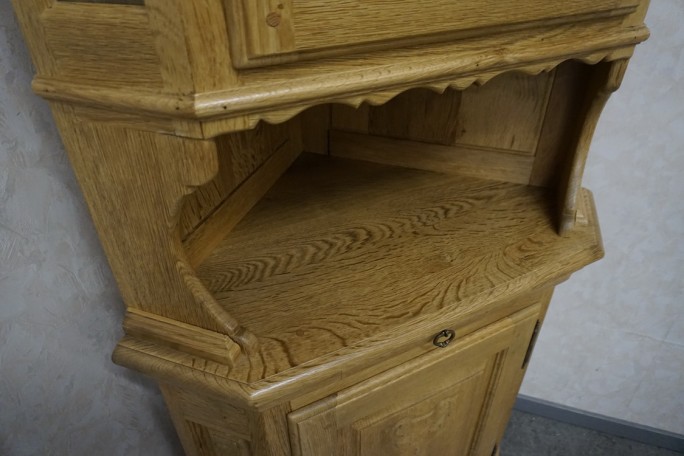 WITRYNA NAROŻNA Z LITEGO DĘBU JASNA NATURALNA...