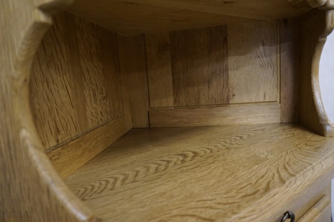 WITRYNA NAROŻNA Z LITEGO DĘBU JASNA NATURALNA...