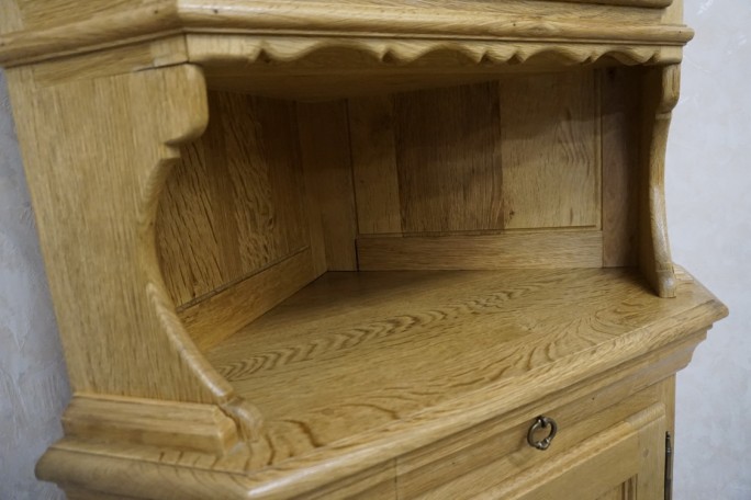 WITRYNA NAROŻNA Z LITEGO DĘBU JASNA NATURALNA...