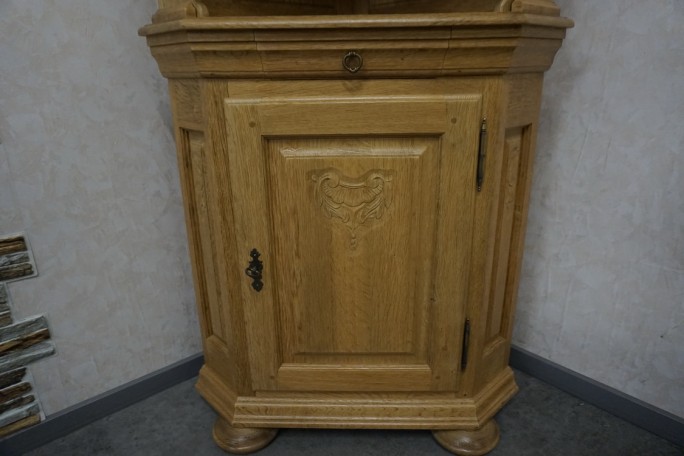 WITRYNA NAROŻNA Z LITEGO DĘBU JASNA NATURALNA...