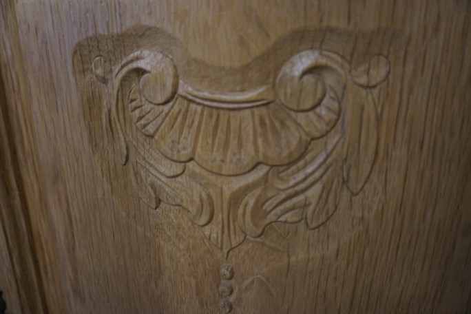 WITRYNA NAROŻNA Z LITEGO DĘBU JASNA NATURALNA...