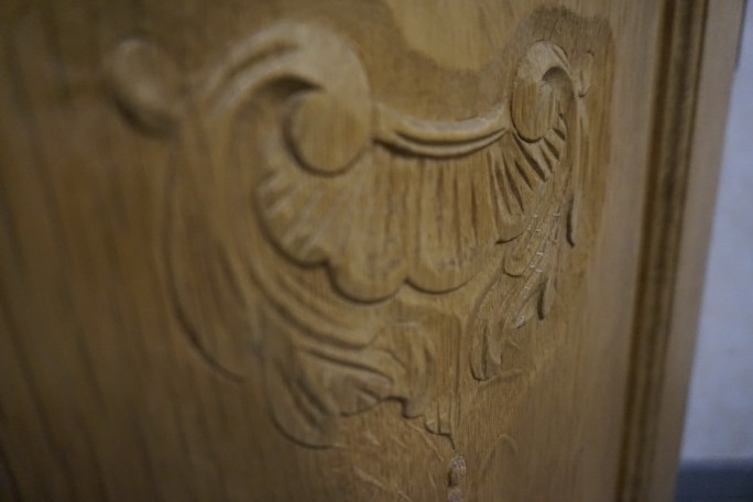 WITRYNA NAROŻNA Z LITEGO DĘBU JASNA NATURALNA...